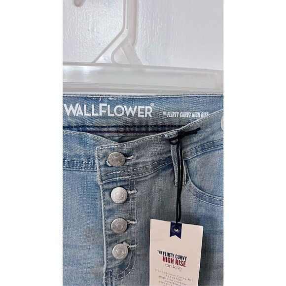 WALLFLOWER FLIRTY CURCY HIGH RISE ANKLE INSTA FLEX JEANS SIZE 5 NEW - Picture 8 of 16